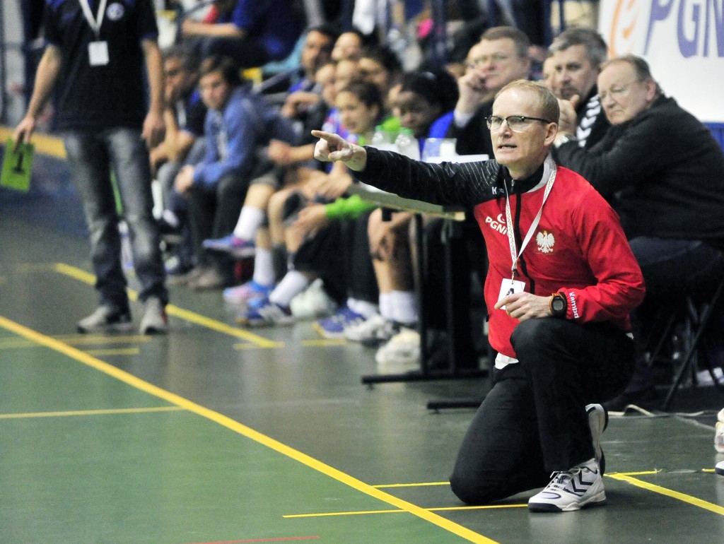 2015.03.20 CHORZOW PILKA RECZNA HANDBALL TURNIEJ KWALIFIKACYJNY DO MISTRZOSTW EUROPY JUNIOREK DO LAT 17 N/Z TOMASZ KONITZ FOTO NORBERT BARCZYK / PRESS FOCUS